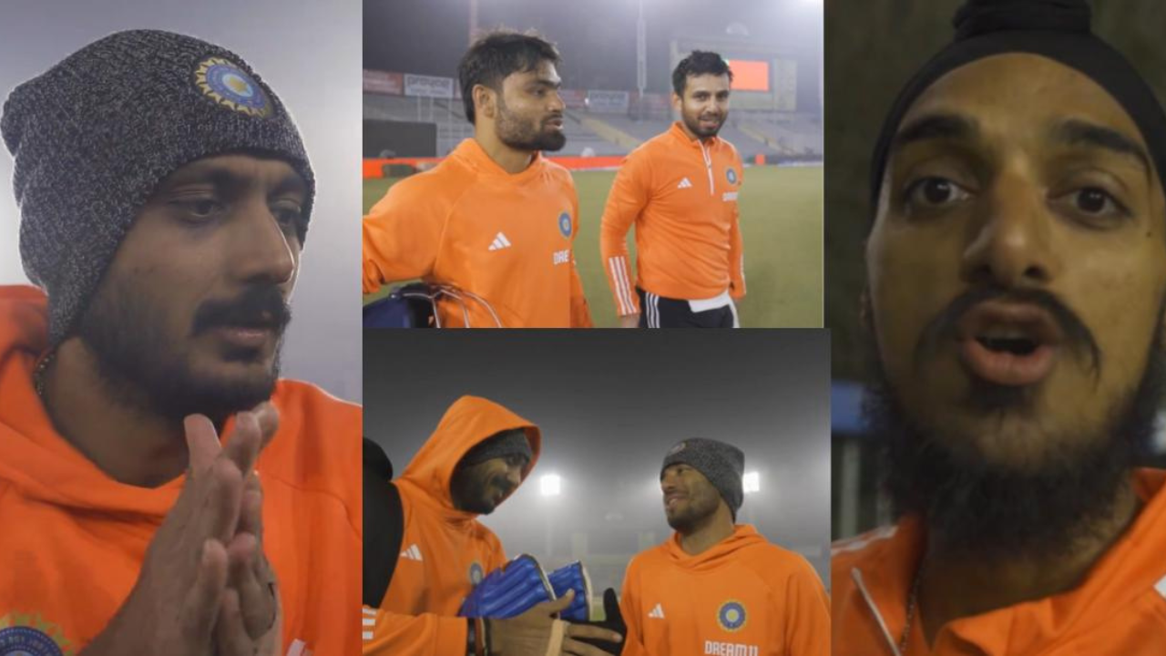 अफगानिस्तान के खिलाफ सीरीज से पहले मोहाली की ठंड में कांपी भारतीय टीम, VIDEO वायरल