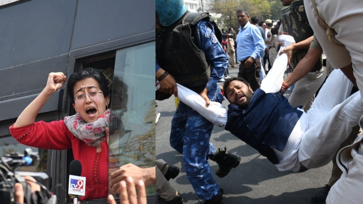 Kejriwal Arrest Protest